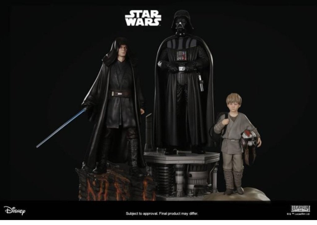 Xm studios star wars darth vader statue set, Collections, Enlèvement ou Envoi, Utilisé, Statue ou Buste