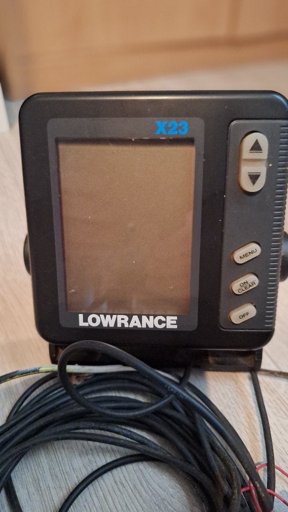 Lowrance X23 dieptemeter, Enlèvement, Utilisé, Traceur de carte ou Détecteur de poisson