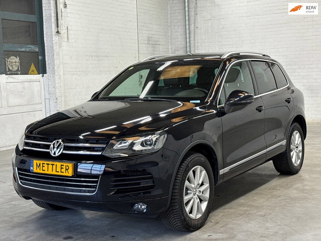 Volkswagen Touareg 3.0 TDI Highline |LED | TREKHAAK | MOTORS, Automaat, Gebruikt, Zwart, Zwart