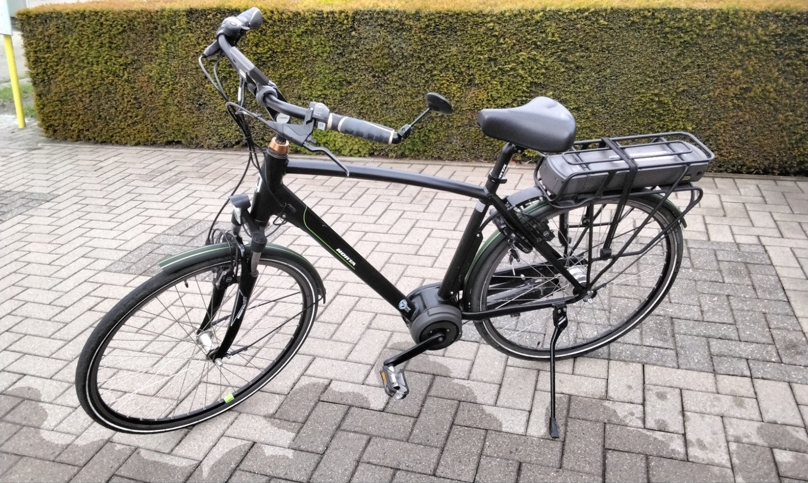 Elektrische herenfiets Merk NORTA, Ophalen