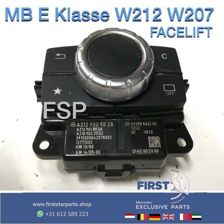 W207 W212 W218 comand bediening knop Multimedia E Klasse CLS, Gebruikt, -, Ophalen of Verzenden, -