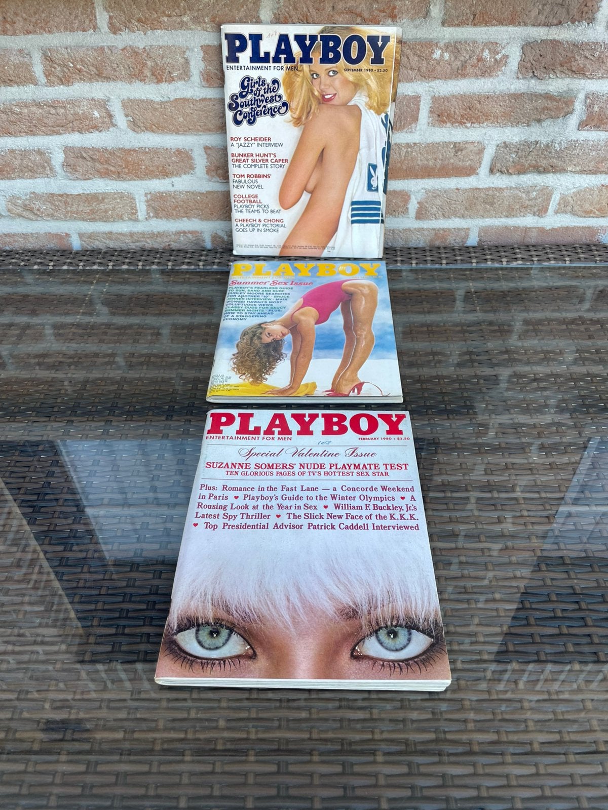 3 playboy magazines 1980 in nieuwe staat, Boeken, Tijdschriften en Kranten, Ophalen of Verzenden, Zo goed als nieuw