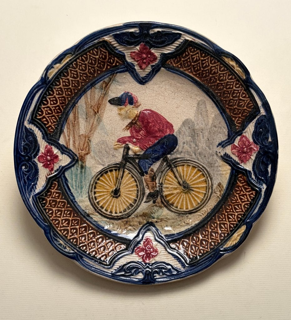 NIMY Mouzin-Lecat Wasmuel Art Nouveau • Wielrenner 1880 1900, Ophalen of Verzenden