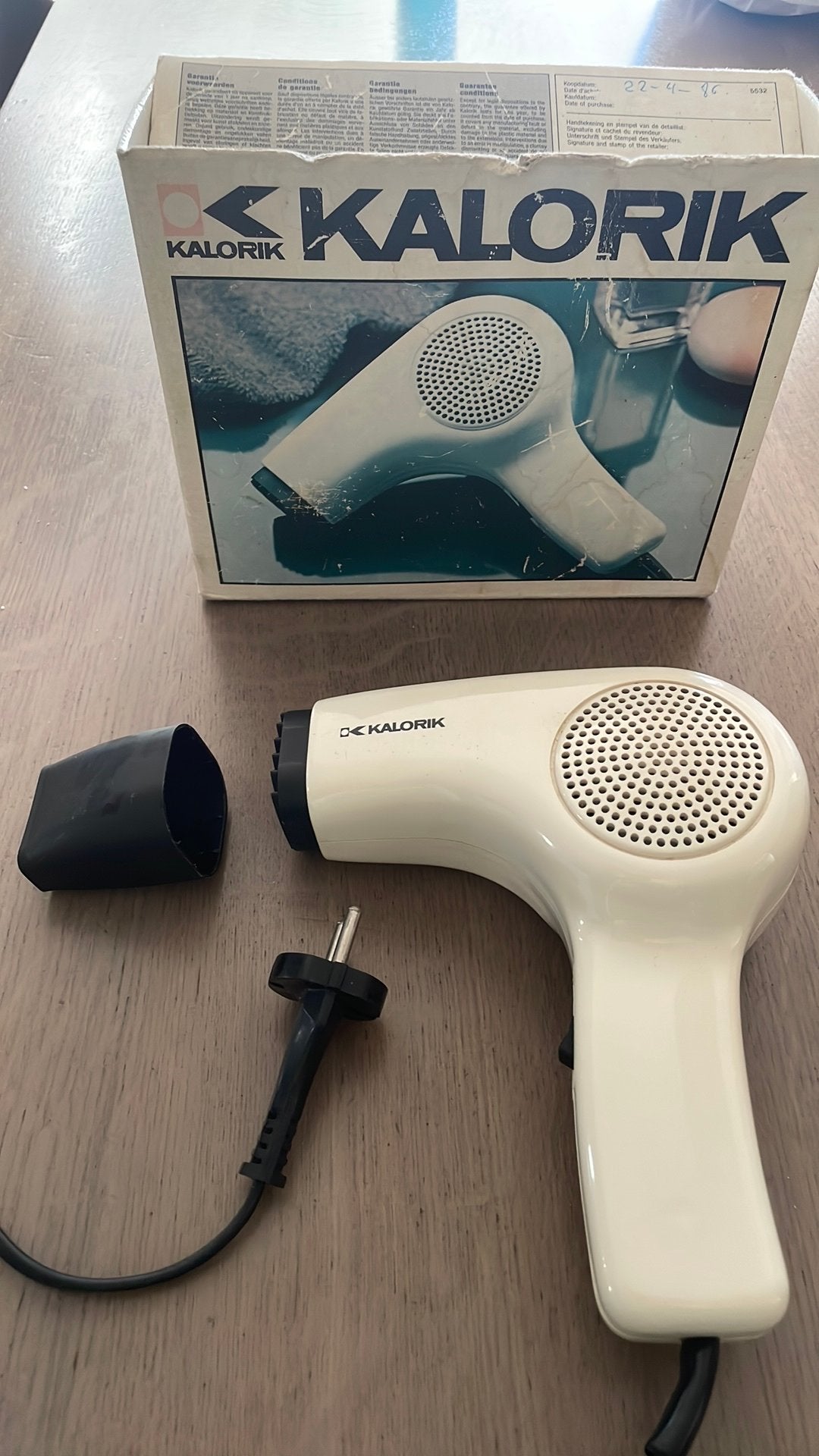 Haardroger Kalorik 500w, Electroménager, Enlèvement ou Envoi, Comme neuf, Soin des cheveux