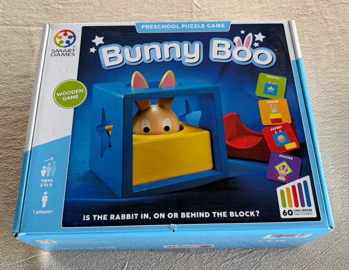 SmartGames Bunny Boo — Jeu de puzzle en bois (2-5 ans), Enfants & Bébés, Enlèvement, Comme neuf, Puzzles