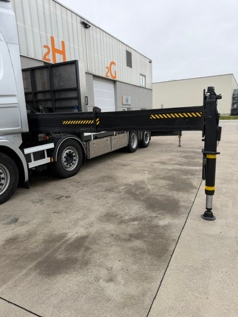 Vrachtwagen Scania 4 assen G410 met Hiab kraan 622, Autos, Argent ou Gris, Achat, Euro 6, Scania