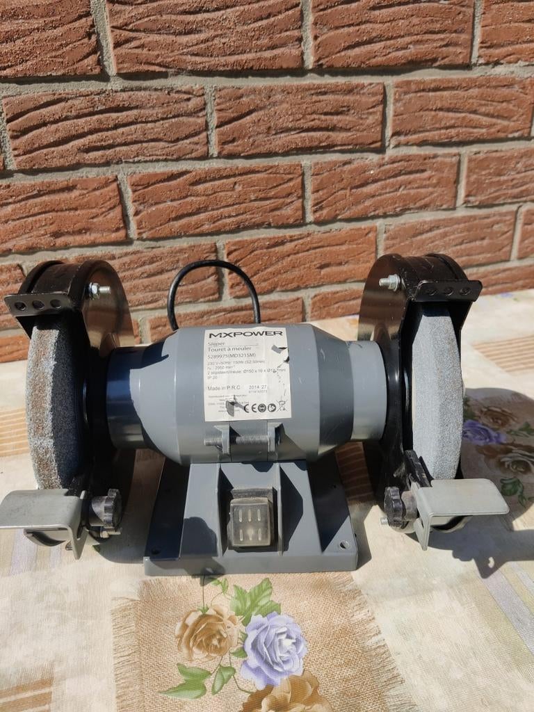 MXPower dubbele slijpmachine, Ophalen