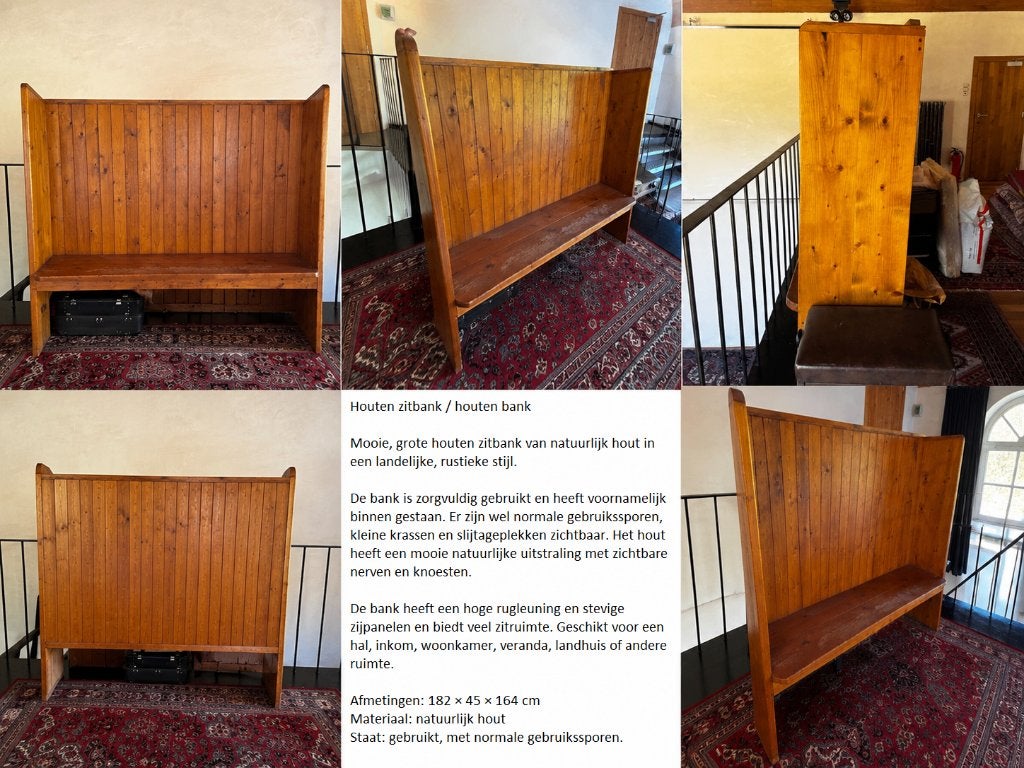 landelijke zitbank, Ophalen, Gebruikt, Minder dan 75 cm, 150 tot 200 cm