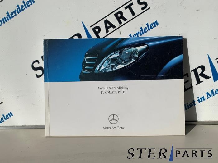 Instructie Boekje van een Mercedes Viano, Gebruikt, -, Ophalen of Verzenden, -