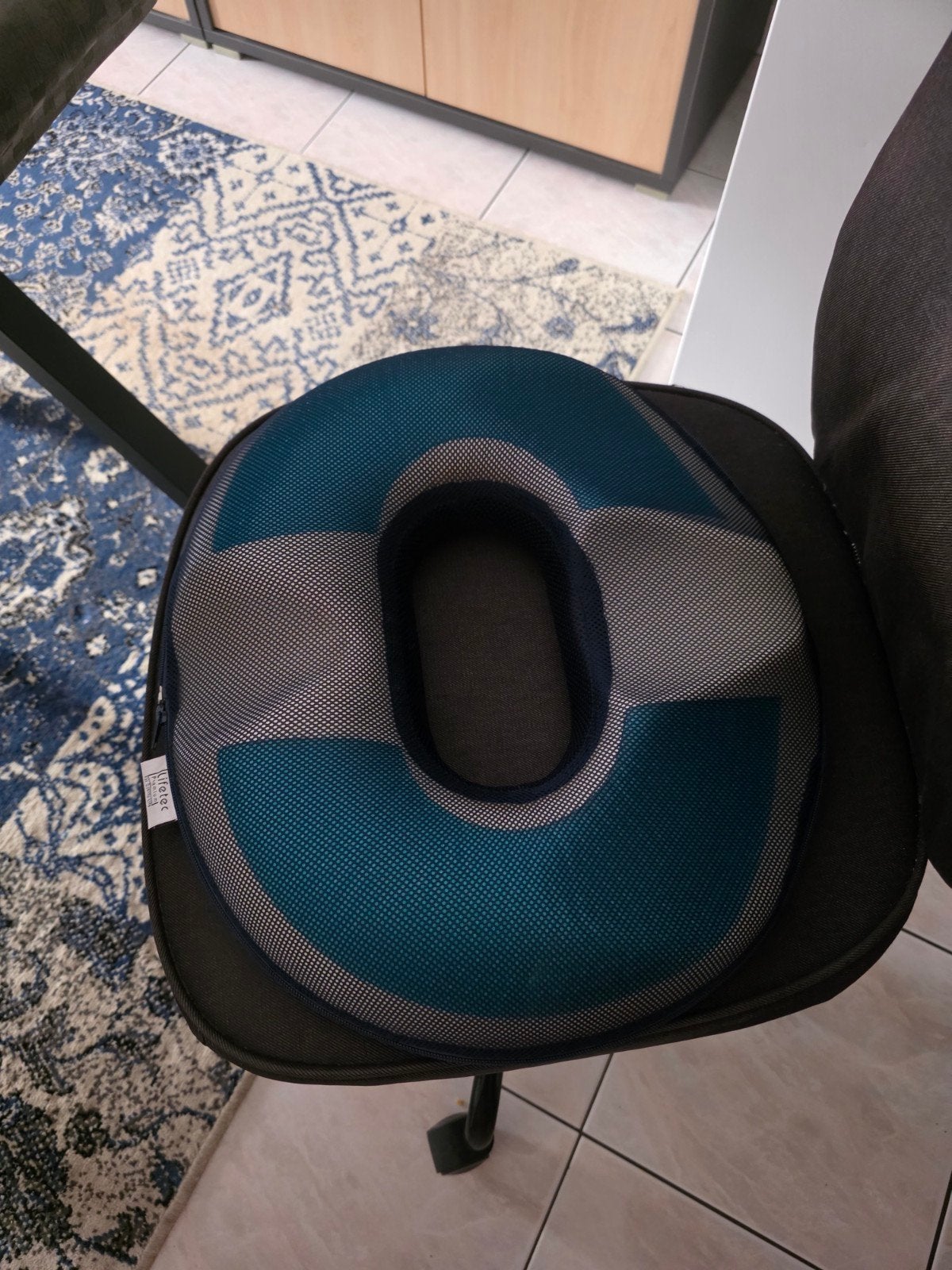 Ergonomische zit kussen, Huis en Inrichting, Ophalen, Ergonomisch, Zo goed als nieuw, Zwart