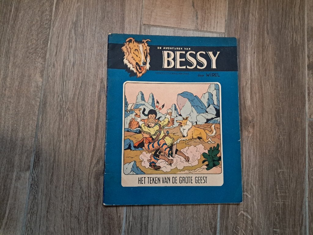 BESSY "N 16a  HET TEKEN VAN DE GROTE GEEST", Ophalen of Verzenden, Gelezen, Wirel