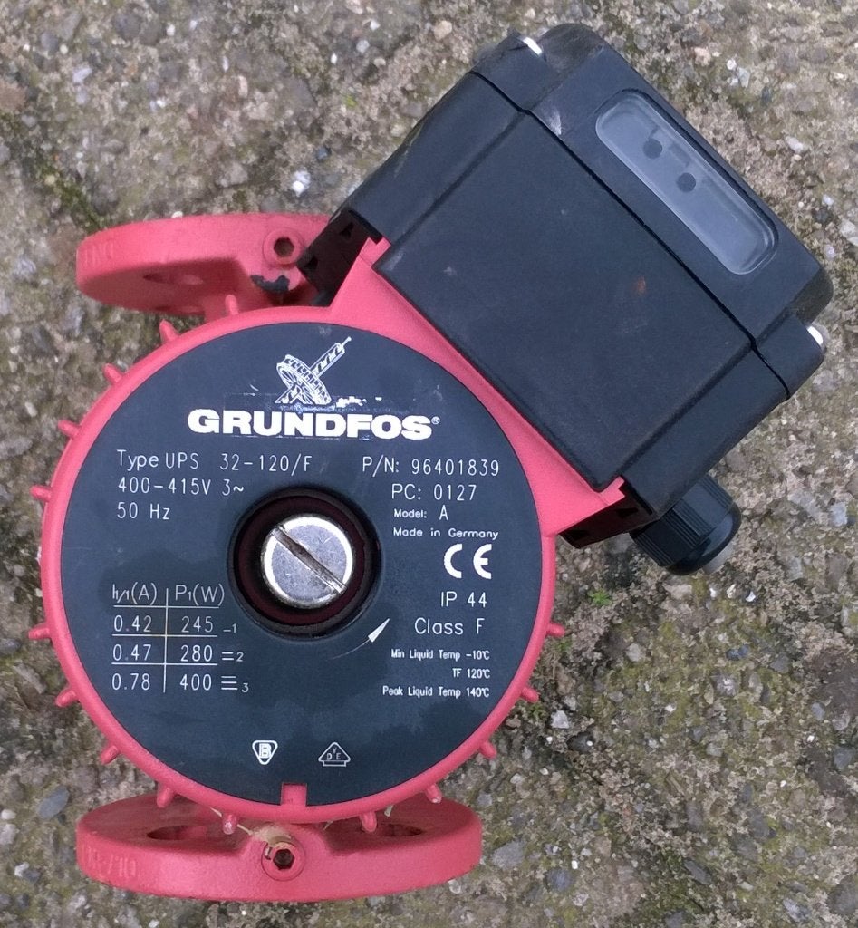 Circulatiepomp Grundfos UPS 32-120/F, Moins de 30 cm, Moins de 60 cm, Enlèvement ou Envoi, Utilisé