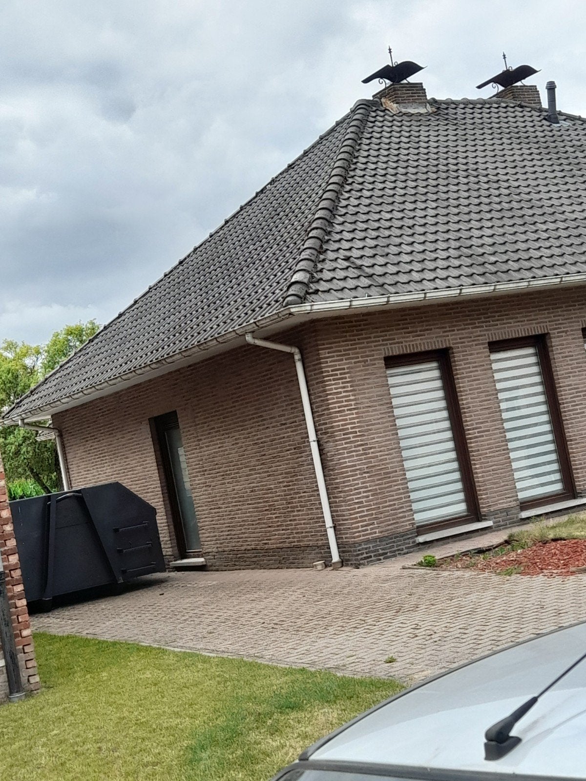 gratis dakpannen, Ophalen, Dakpannen