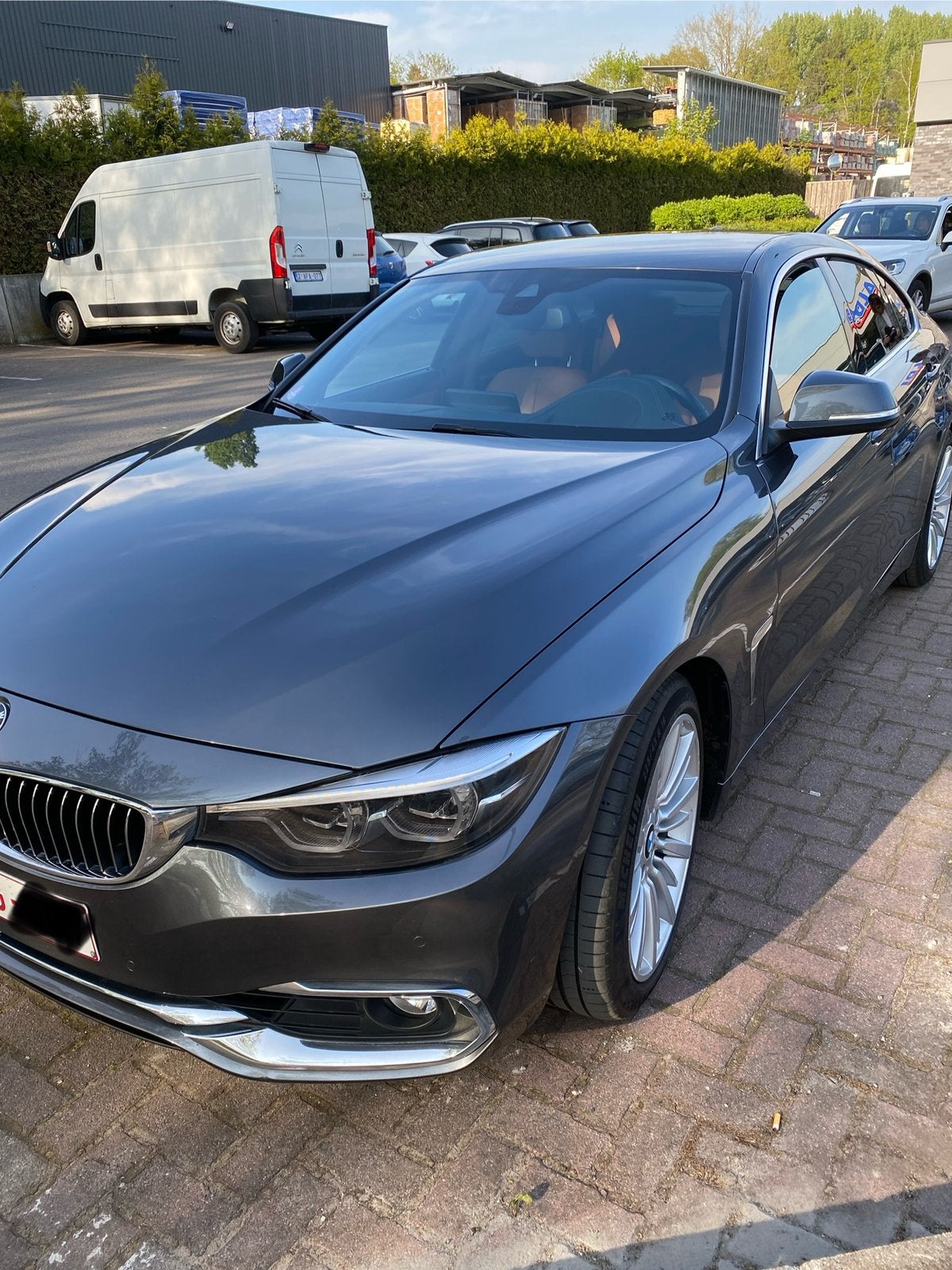 BMW Gran Coupe 420i, Autos, BMW, Cuir, Argent ou Gris, Achat, Euro 6
