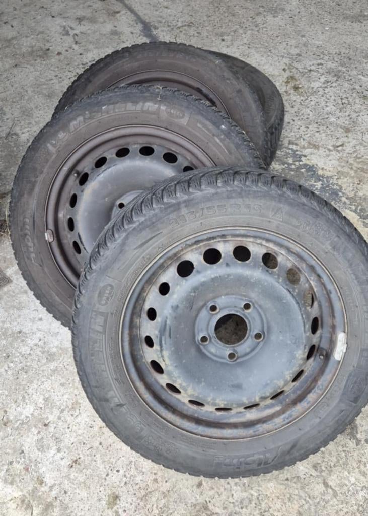 4 Michelin 16" winterbanden, 215/55R16