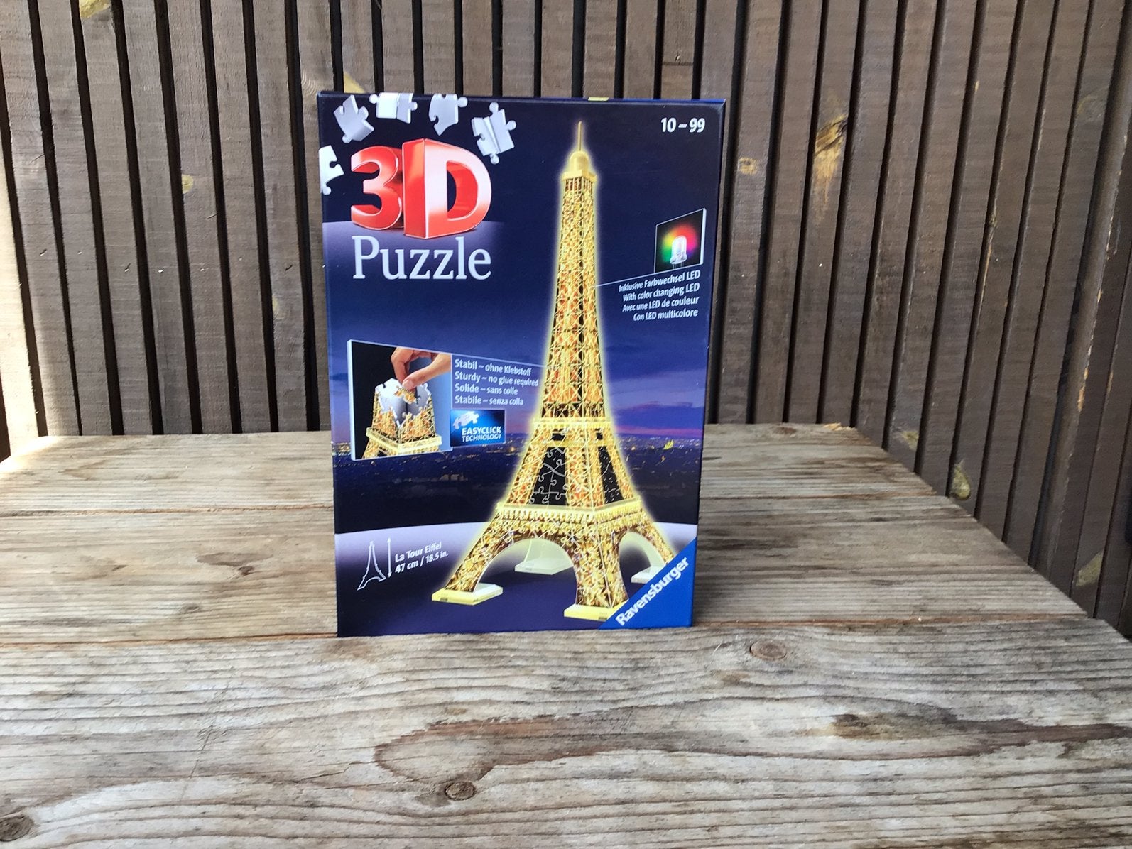 3D puzzel eifeltoren, Hobby & Loisirs créatifs, Sport cérébral & Puzzles, Enlèvement, Comme neuf, Rubik's Cube ou Puzzle 3D