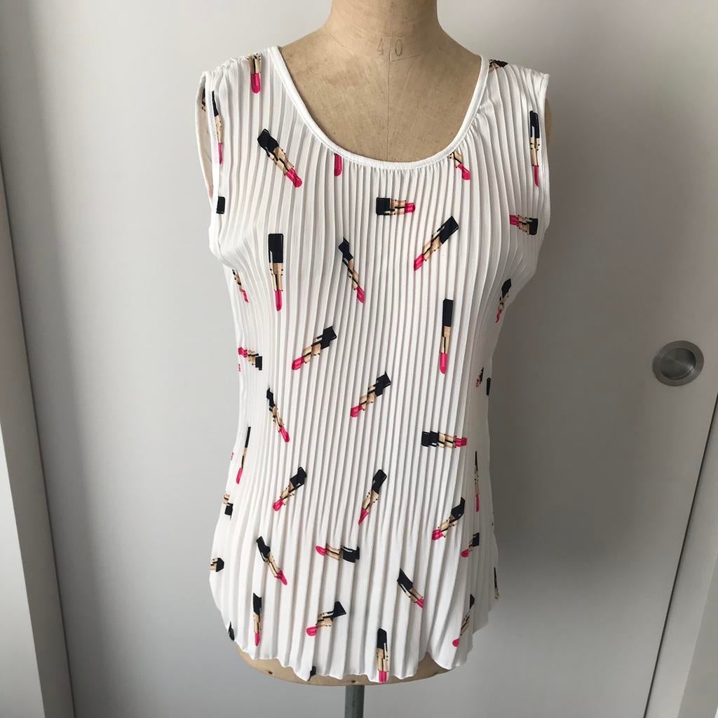 Leuke top,Terra di Siena, medium, Enlèvement ou Envoi, Comme neuf, Taille 38/40 (M), Sans manches