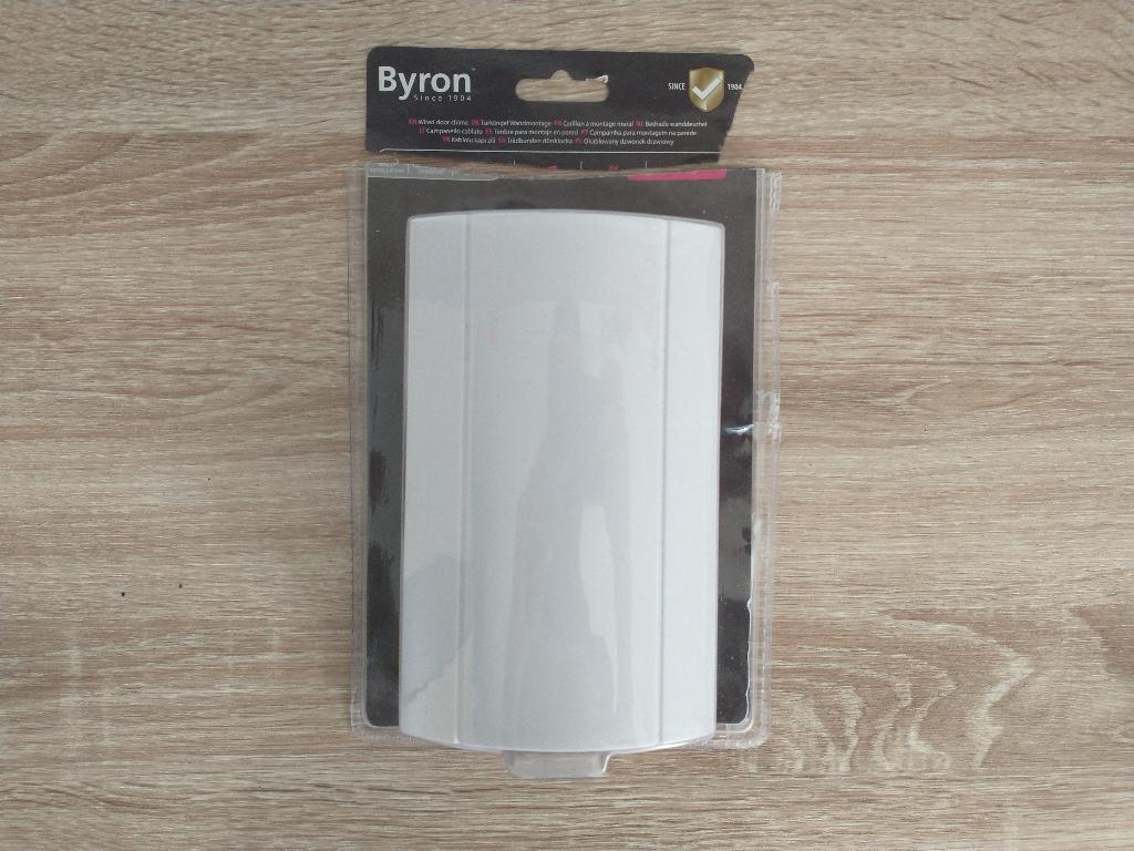 Byron 776 bedrade deurbel met ingebouwde transformator wit, Ophalen, Zo goed als nieuw, Bedraad