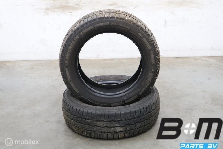 2 x 2156017 104/102H Michelin Agilis Alpin 6.5mm 215 60 17, Véhicule de tourisme, Utilisé