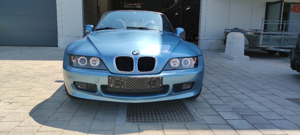 Zeer mooie BMW Z3, Auto's, Oldtimers, Achterwielaandrijving, Zwart, Cabriolet, Leder