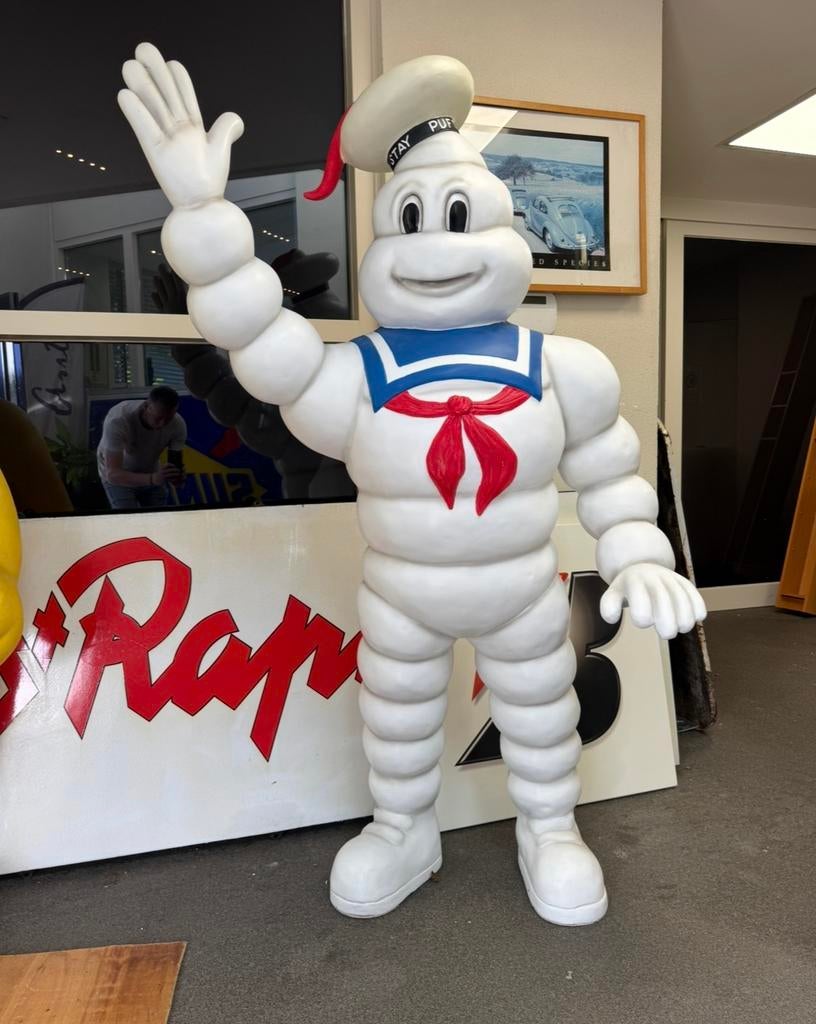 Image publicitaire Michelin de Groot Stay Puft, Enlèvement, Comme neuf, Panneau publicitaire