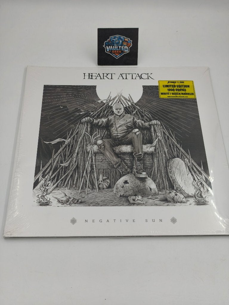 Édition limitée en vinyle Heart Attack Negative Sun, CD & DVD, Vinyles | Rock, Neuf, dans son emballage, Vinyle coloré, Édition limitée