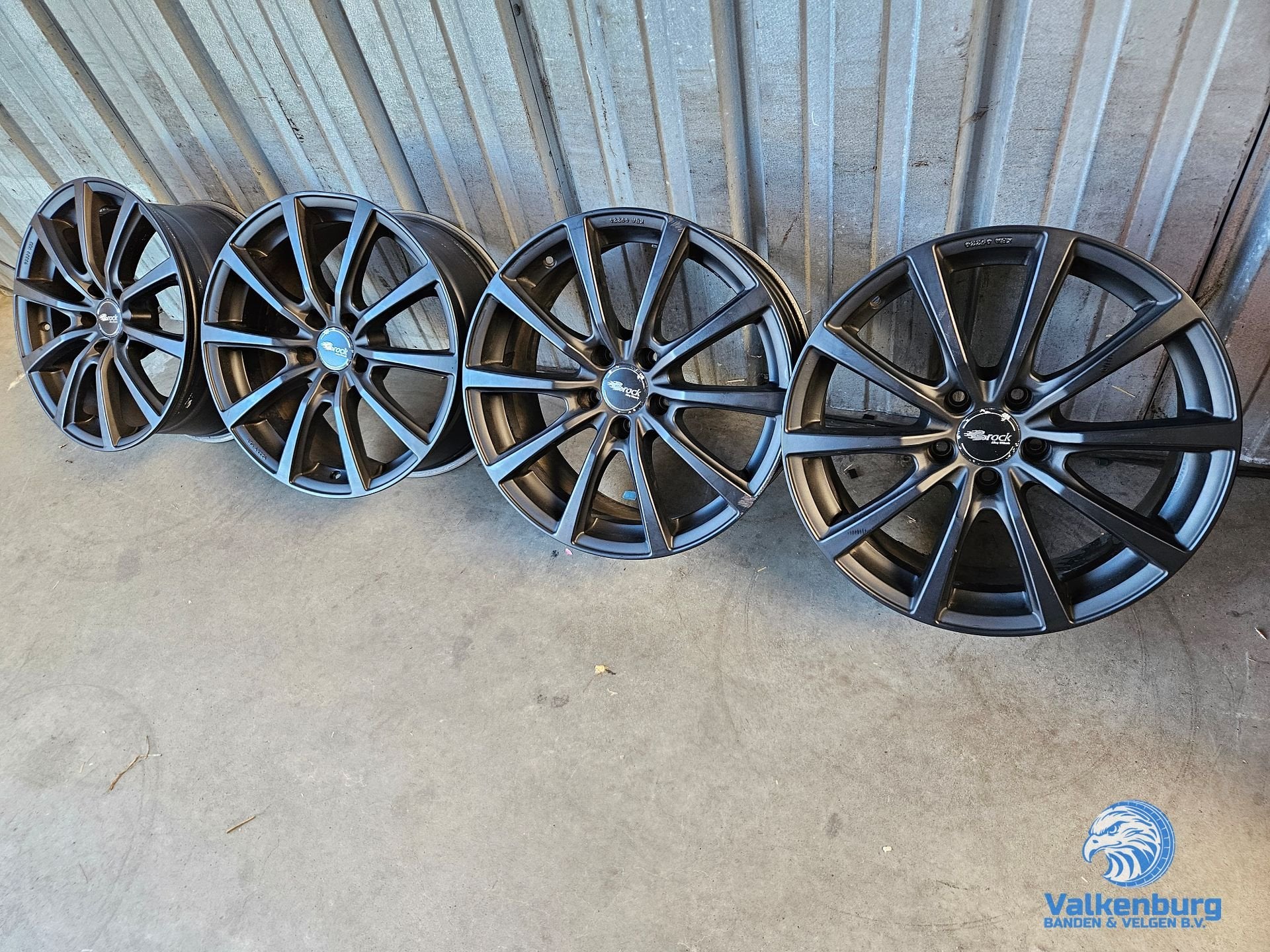 Tesla Model S / Tesla Model X 19 inch Brock B32 Black velgen, Auto-onderdelen, 19 inch, Gebruikt, Velg(en), -