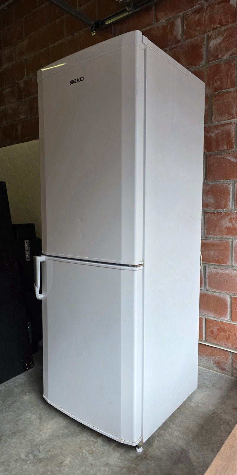 Combi frigo en diepvries, Ophalen, Gebruikt, Met aparte vriezer, 140 tot 160 cm