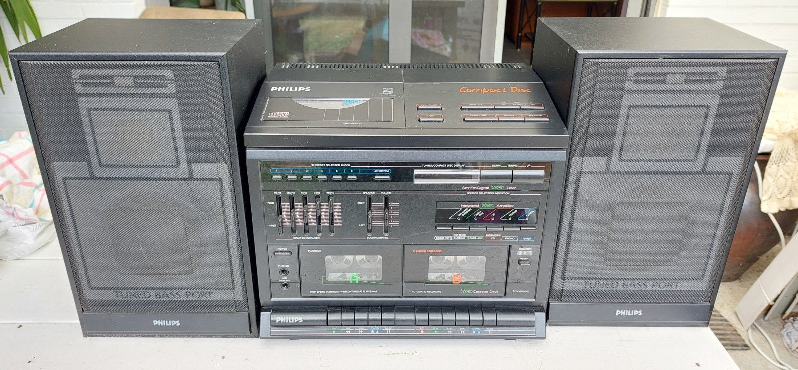 philips cd radio cassette speler, Ophalen of Verzenden, Philips