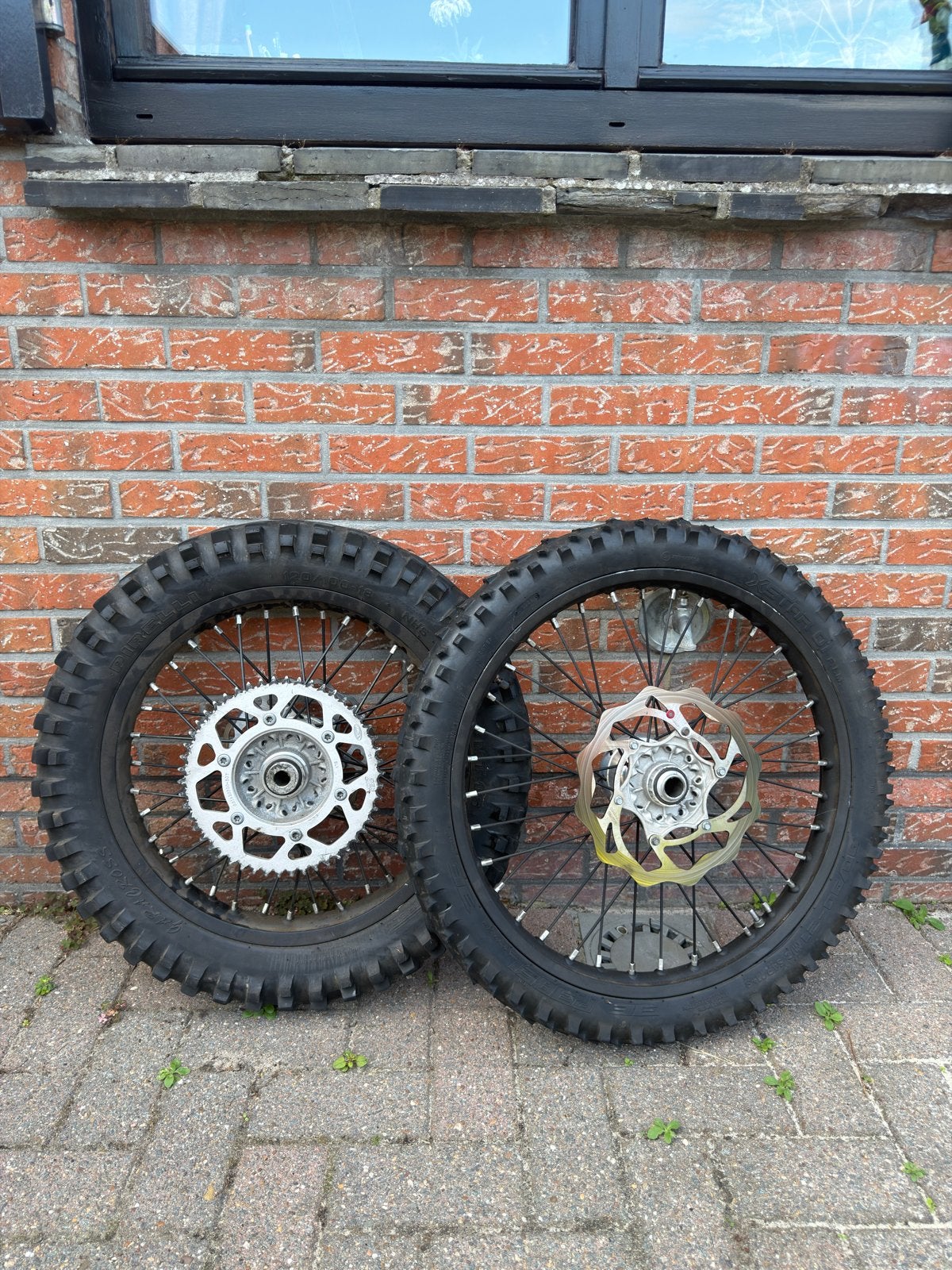 Paire de roues Enduro Beta, Enlèvement ou Envoi, Utilisé