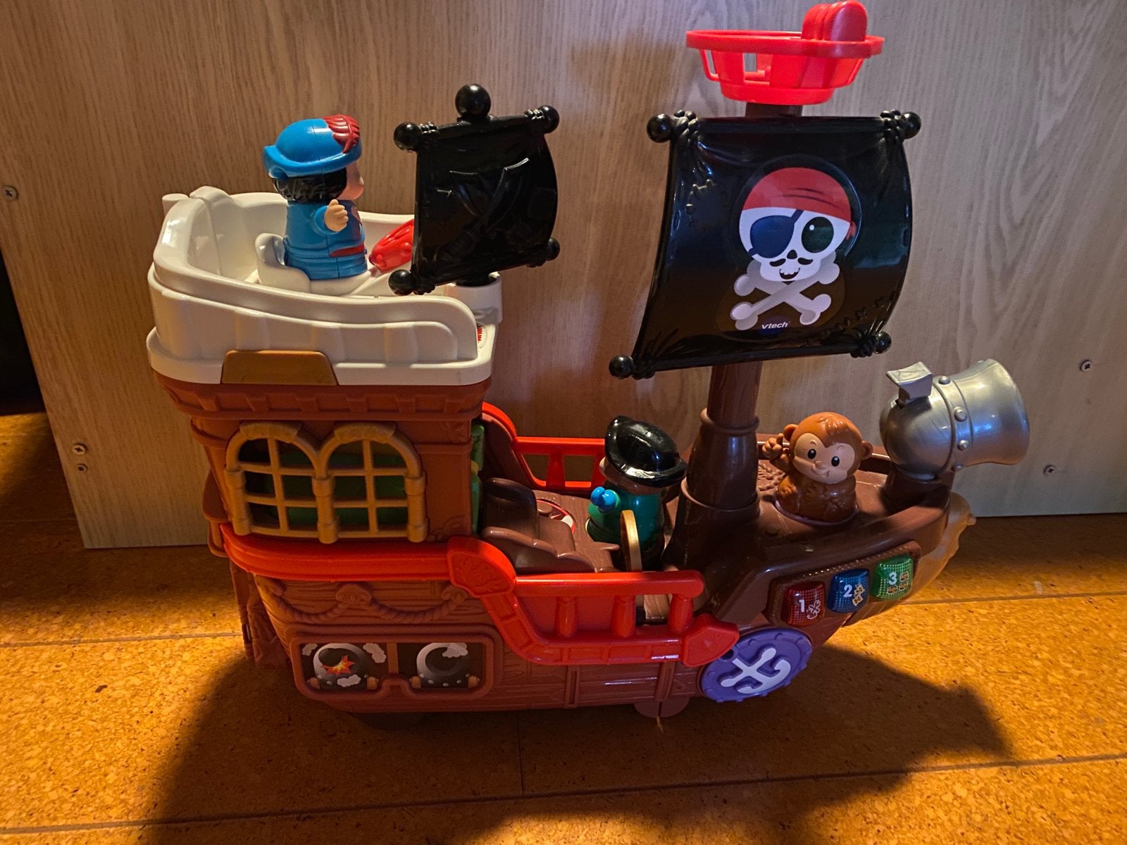 Bateau pirate Fisher Price 45 cm, Enlèvement, Comme neuf