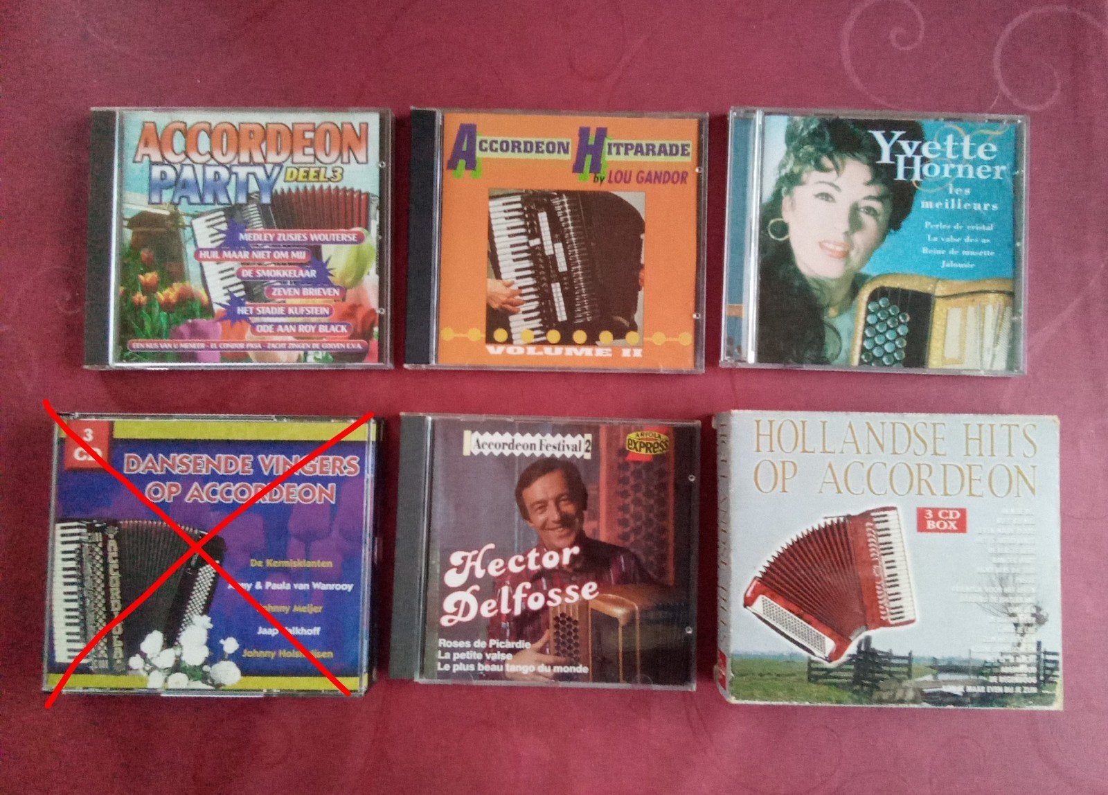 Accordeon CD vanaf 1 euro, Cd's en Dvd's, Ophalen of Verzenden, Zo goed als nieuw