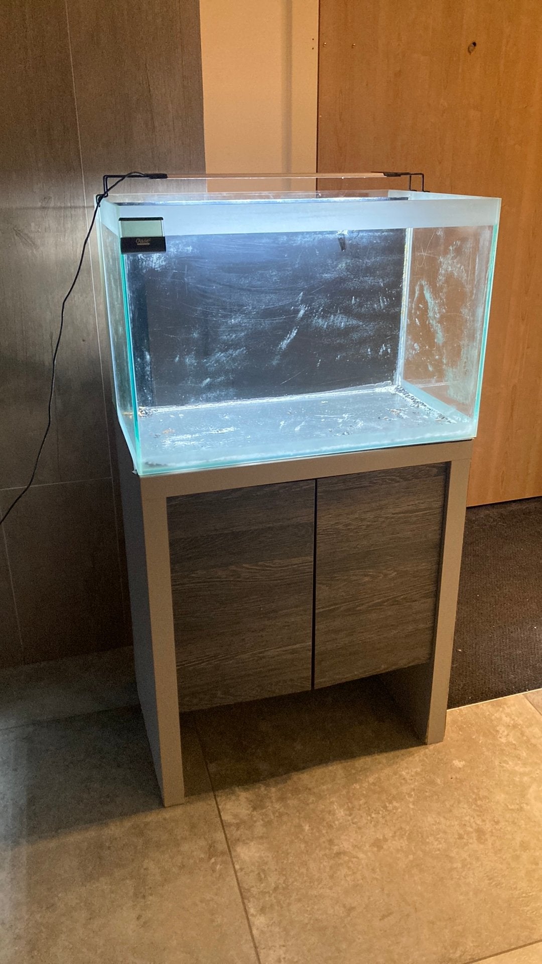 Aquarium + meubel, Enlèvement, Pompe, Comme neuf, Filter