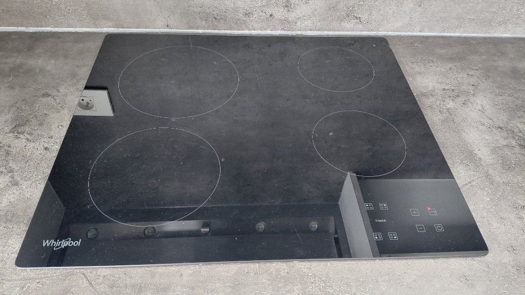 kookplaat whirlpool  AKT8090 - 60/60, Elektronische apparatuur, Fornuizen, Ophalen, Gebruikt, 60 cm of meer, Keramisch