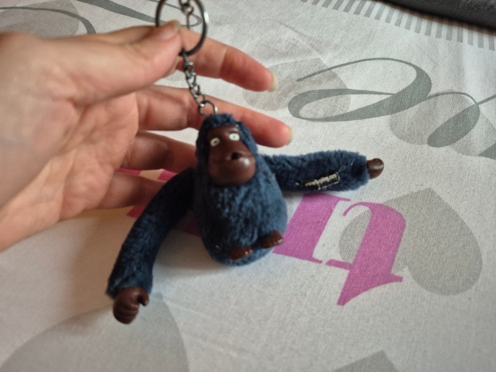 sleutelhanger vintage aapje naam marcello 6cm, Ophalen of Verzenden