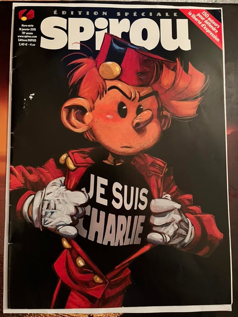 Spirou je suis charlie edition speciale 2015, Enlèvement ou Envoi, Utilisé