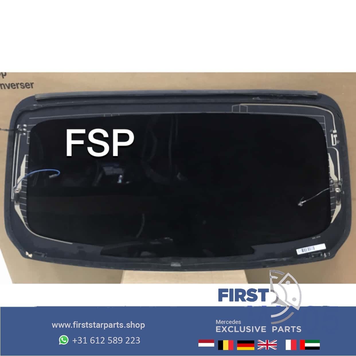 W205 ACHTERRUIT RAAM ACHTER RUIT Mercedes C Klasse 2014-2021, Utilisé, -, -, Enlèvement ou Envoi