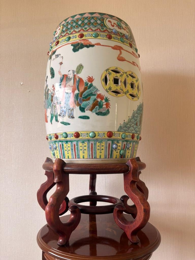 Chinese vaas, Ophalen