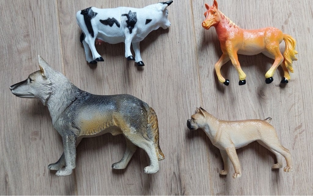 set van 20 plastic speelgoed dieren, Ophalen of Verzenden, Zo goed als nieuw