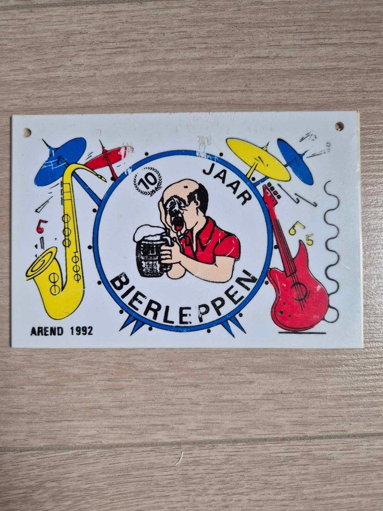 Carnaval Aalst medaille De Bierleppen 1992, Ophalen of Verzenden