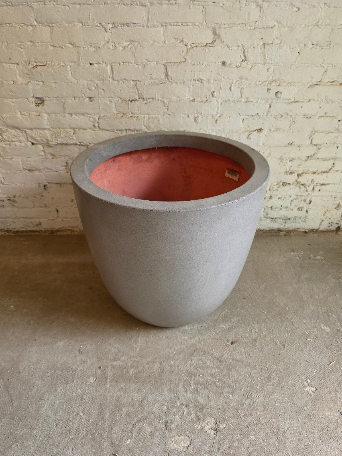 grote bloempot kunststof betonlook grijs, Tuin en Terras, Ophalen, Kunststof, Gebruikt, 40 cm of meer