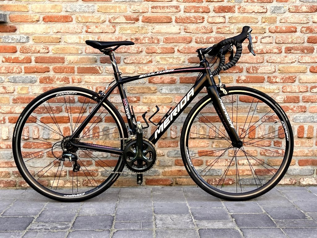 Merida Scultura 300 Team Lampre edition, Fietsen en Brommers, 28 inch, Gebruikt, 10 tot 15 versnellingen, Velgrem