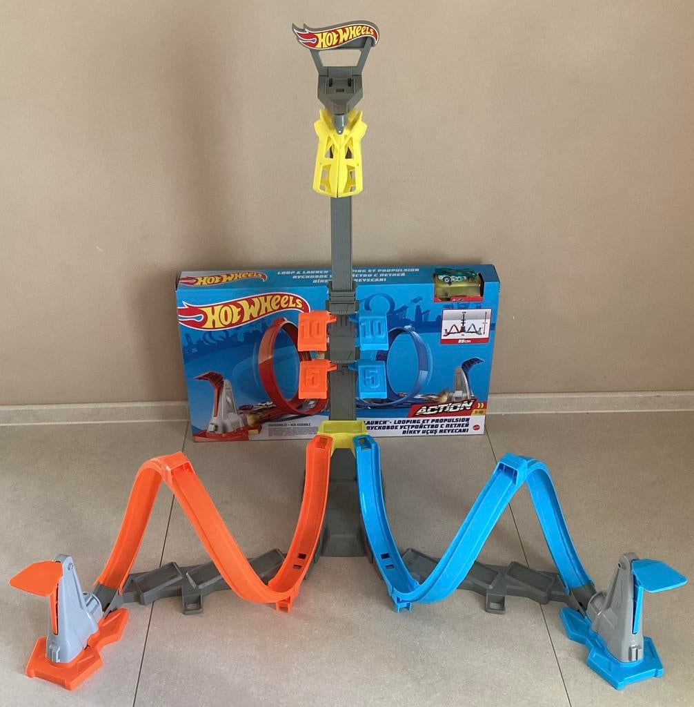 Hot Wheels GRW39 Kit de Piste de Lancement et de Boucle, Enlèvement, Comme neuf, Circuit, Hot Wheels