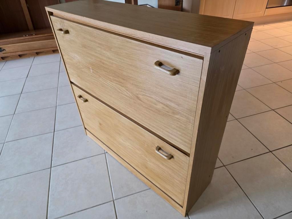 Schoenkast Licht bruin, beuk, Huis en Inrichting, Kasten | Schoenenkasten, Ophalen