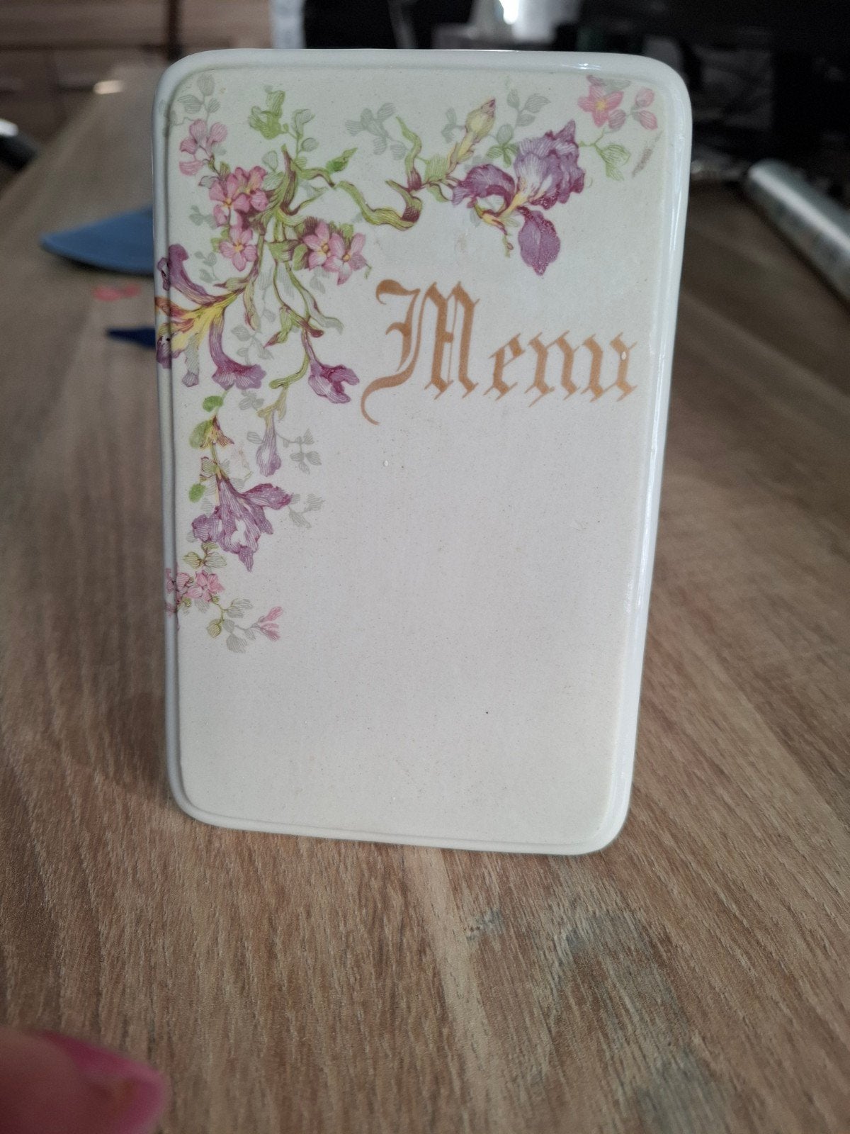 porcelaine menu, Antiek en Kunst, Ophalen of Verzenden