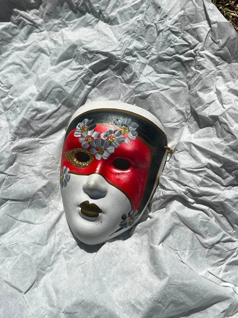 Keramisch decoratief masker, Antiek en Kunst, Antiek | Keramiek en Aardewerk, Ophalen of Verzenden