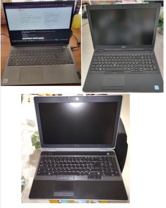 Partij laptops te koop |Dell Latitude 5590 & E6530 |Lenovo, Enlèvement, Azerty, 8 GB, SSD