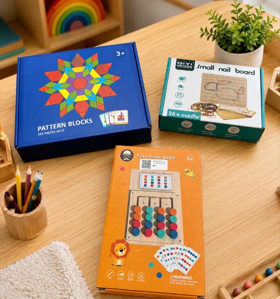 Lot de 3 jeux éducatifs, Enlèvement ou Envoi, Neuf, Puzzles