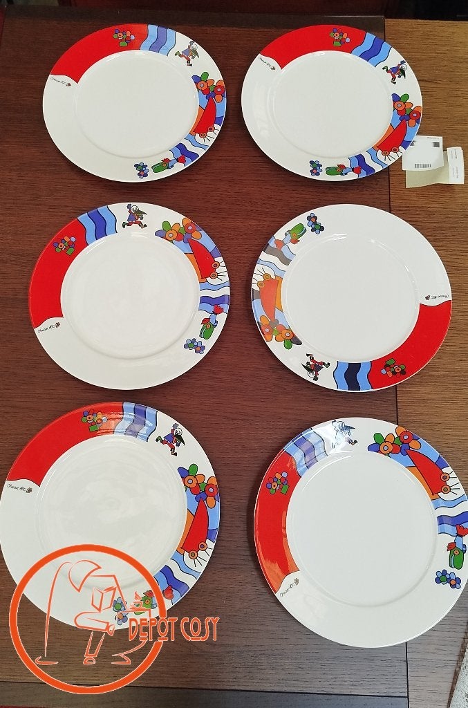 Lot de 6 assiettes design Otmar Alt, .., .., Assiettes(s), Enlèvement ou Envoi