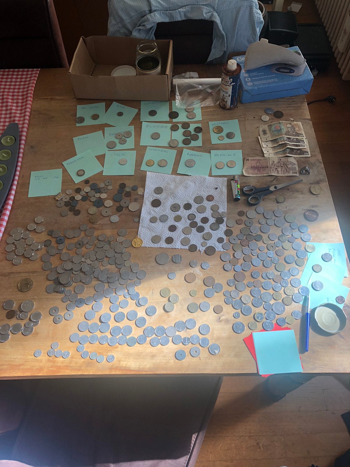 Allerhande munten, Enlèvement ou Envoi, Monnaie